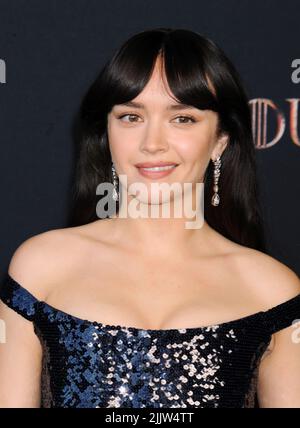 Los Angeles, Ca. 27.. Juli 2022. Olivia Cooke nimmt an der HBO Original Drama Series „House of the Dragon“-Weltpremiere im Academy Museum of Motion Picturs am 27. Juli 2022 in Los Angeles, Kalifornien, Teil. Kredit: Jeffrey Mayer/Jtm Fotos/Media Punch/Alamy Live News Stockfoto