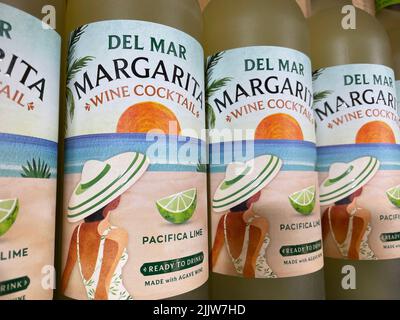 Grovetown, GA USA - 03 20 22: Einzelhandelsgeschäft Del Mar Margarita Wein Cocktail Mix Stockfoto