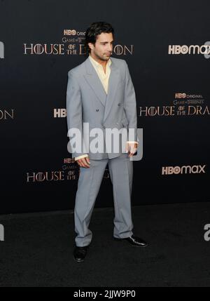 Los Angeles, Ca. 27.. Juli 2022. Fabian Frankel nimmt an der HBO Original Drama Series „House of the Dragon“-Weltpremiere im Academy Museum of Motion Picturs am 27. Juli 2022 in Los Angeles, Kalifornien, Teil. Kredit: Jeffrey Mayer/Jtm Fotos/Media Punch/Alamy Live News Stockfoto