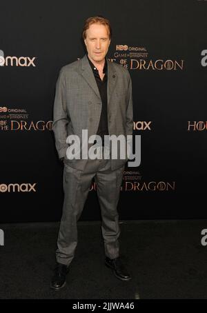 Los Angeles, Ca. 27.. Juli 2022. Rhys Ifans nimmt an der HBO Original Drama Series „House of the Dragon“-Weltpremiere im Academy Museum of Motion Picturs am 27. Juli 2022 in Los Angeles, Kalifornien, Teil. Kredit: Jeffrey Mayer/Jtm Fotos/Media Punch/Alamy Live News Stockfoto