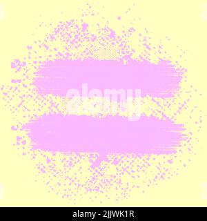 Leere Farbmeldungsfelder Mit Platz Zum Kopieren Von Unternehmenswerbung Und Branding. Leeren Sie den Chat S über den kreativen Hintergrund, der wichtige Daten darstellt Stockfoto