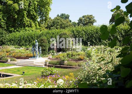 Sunken Gardens im Kensington Palace Stockfoto