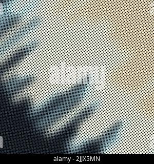 Moderne stilvolle Halbton-Textur mit Random Multicolored Size Kreisen und Ringen als chaotisches Mosaik-Muster wie verschwommener Hintergrund für Tapeten Stockfoto