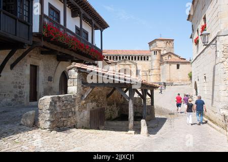 Lavadero de Santillana del Mar Stockfoto