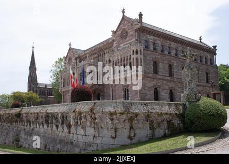 Palast von Sobrellano in Comillas Stockfoto