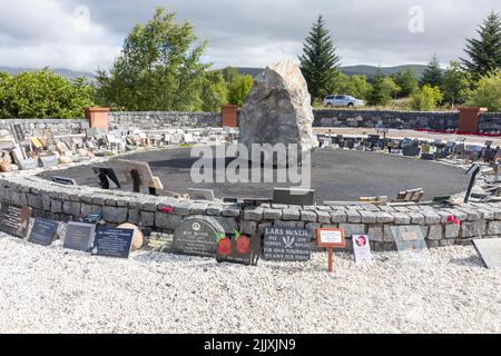 Das Commando Memorial ist ein denkmalgeschütztes Denkmal der Kategorie A in Lochaber, Schottland, das den Männern der ursprünglichen britischen Commando-Streitkräfte des Weltkriegs 2 gewidmet ist Stockfoto