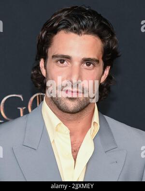 27. Juli 2022, Los Anheles, Kalifornien, USA: Fabien Frankel nimmt an der HBO Original Drama Series ''House of the Dragon''-Weltpremiere Teil. (Bild: © Billy Bennight/ZUMA Press Wire) Stockfoto