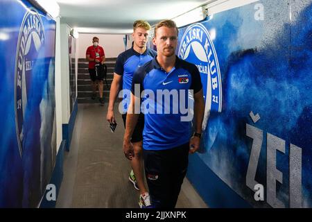 SARAJEVO - Dani de Wit von AZ Alkmaar während der zweiten Qualifikationsrunde des Conference League-Spiels zwischen FK Tuzla City und AZ am 28. Juli 2022 im Stadion Grbavica in Sarajevo, Bosnien und Herzegowina. ANP ED DER POL Stockfoto