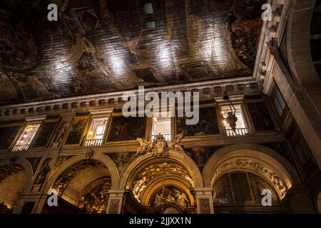 Obergrenze der Igreja de São Roque, Lissabon, Portugal Stockfoto