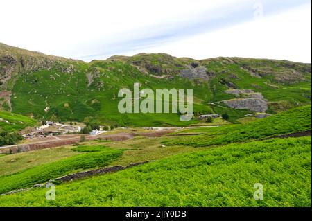 Coppermines Valley im englischen Lake District Stockfoto