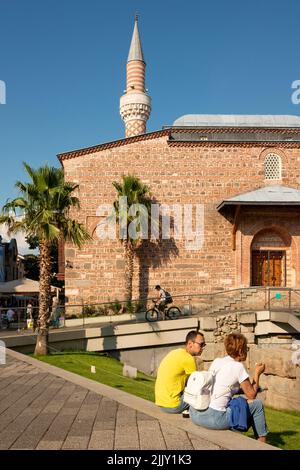 Bulgarien Plovdiv ein paar Touristen in der Dzhumaya Moschee in Plovdiv, Bulgarien, Osteuropa, Balkan, EU Stockfoto