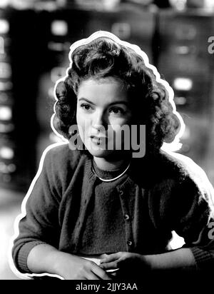 Shirley Temple in 'The Bachelor and the Bobby-'Soxer' - Gay-romantische Komödie, in der sie mit Cary Grant und Myrna Loy kospielt. 31. Januar 1947. Stockfoto