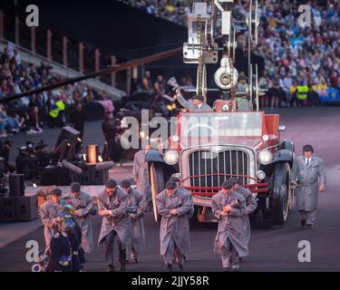 Birmingham, Großbritannien. 28.. Juli 2022. Alexander Stadium während der Eröffnungszeremonie der Commonwealth Games 2022 im Alexander Stadium in Birmingham, England. (Richard Callis/SPP) Quelle: SPP Sport Press Foto. /Alamy Live News Stockfoto