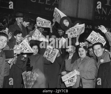 V-E Day Celebrations - New York. 21.Mai 1945. Stockfoto