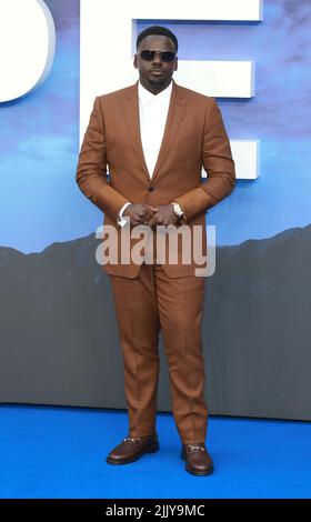 Daniel Kaluuya nimmt an der britischen Premiere von 'NOPE' am Odeon Luxe Leicester Square am 28. Juli 2022 in London, England, Teil. Stockfoto