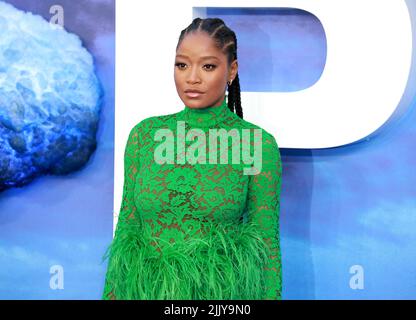 Keke Palmer nimmt an der britischen Premiere von „NOPE“ am Odeon Luxe Leicester Square am 28. Juli 2022 in London, England, Teil. Stockfoto