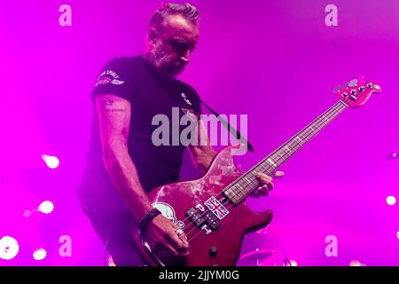 Peter Hook & The Light - Barrowland Glasgow 28. July 2022 Credit: Glasgow Green at Winter Time/Alamy Live News Stockfoto