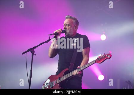 Peter Hook & The Light - Barrowland Glasgow 28. July 2022 Credit: Glasgow Green at Winter Time/Alamy Live News Stockfoto