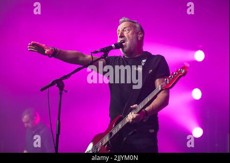 Peter Hook & The Light - Barrowland Glasgow 28. July 2022 Credit: Glasgow Green at Winter Time/Alamy Live News Stockfoto