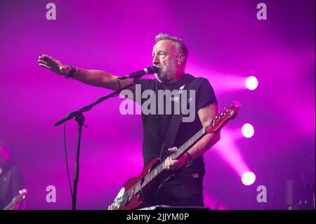 Peter Hook & The Light - Barrowland Glasgow 28. July 2022 Credit: Glasgow Green at Winter Time/Alamy Live News Stockfoto