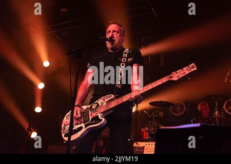 Peter Hook & The Light - Barrowland Glasgow 28. July 2022 Credit: Glasgow Green at Winter Time/Alamy Live News Stockfoto