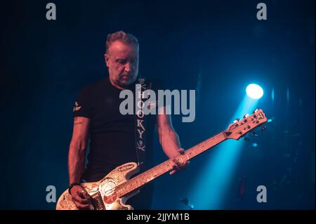 Peter Hook & The Light - Barrowland Glasgow 28. July 2022 Credit: Glasgow Green at Winter Time/Alamy Live News Stockfoto