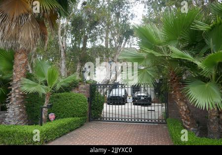 Beverly Hills, California, USA 28.. Juli 2022 das ehemalige Zuhause der Schauspielerin Greta Garbo am 28. Juli 2022 in Beverly Hills, Kalifornien, USA. Foto von Barry King/Alamy Stockfoto Stockfoto