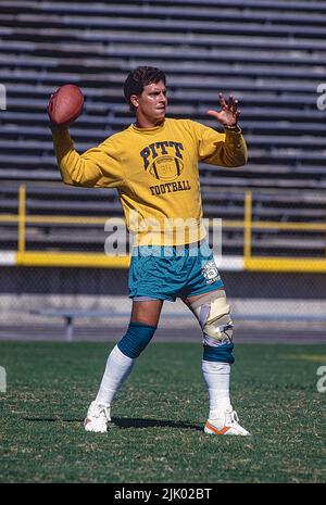 NFL Football Dan Marino Quarterback für die Miami Dolphins während NFL-Spieler Streik. Stockfoto