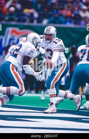 NFL Football Dan Marino Quarterback für die Miami Dolphins. Stockfoto