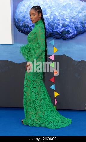 Jul 28, 2022 - London, England, UK - Keke Palmer nimmt an der Nope Gala Film Screening, Odeon Luxe Leicester Square Teil Stockfoto