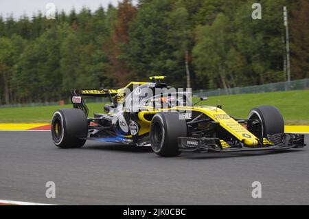 Carlos Sainz - Renault F1 - großer Preis von Belgien 2018 Stockfoto