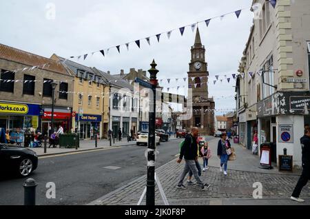 Marygate berwick hat nach dem Tweed northumberland england Großbritannien Stockfoto