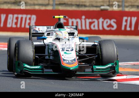 Magyorod, Ungarn. 29.. Juli 2022. Magyorod, Ungarn. Juli 29. 2022. F2 großer Preis von Ungarn bei Hungaroring, Ungarn. Im Bild: #15 Roberto Merhi (SPA) von Campos Racing während der ersten Trainingseinheit Credit: Piotr Zajac/Alamy Live News Stockfoto