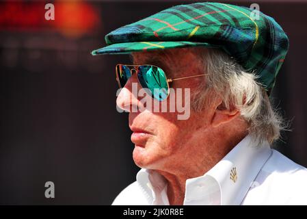 Budapest, Ungarn. 29.. Juli 2022. Jackie Stewart (GBR). Großer Preis von Ungarn, Freitag, 29.. Juli 2022. Budapest, Ungarn. Quelle: James Moy/Alamy Live News Stockfoto