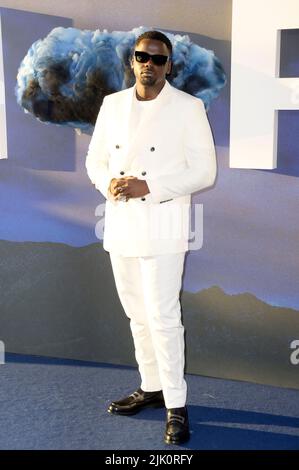 Daniel Kaluuya nimmt an der 'Nope'-Premiere im Zoopalast am 26. Juli 2022 in Berlin Teil. Stockfoto