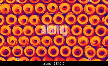 Abstrakte Twirl Blend Twist Spiral Kreis Element. Bunte schöne Hintergrund-Design Stockfoto