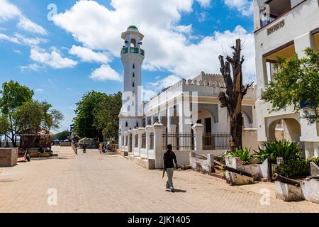 Lamu Town, UNESCO-Weltkulturerbe, Insel Lamu, Kenia Stockfoto