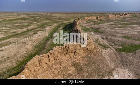 Sauran Antike Siedlung, Turkistan, Kasachstan, Zentralasien, Asien Stockfoto