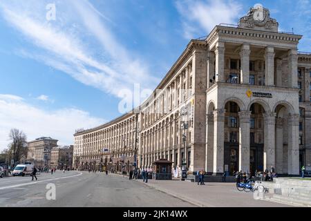 Kiews Chreschtschatyk-Straße, Kiew (Kiew), Ukraine, Europa Stockfoto