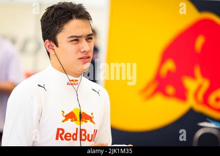 Francorchamps, Belgien. 29.. Juli 2022. LEON Noel (mex), ARDEN, Portrait während des Rennens 7. der Formel-Regional-Europameisterschaft 2022 von Alpine, vom 28. Bis 30. Juli auf dem Circuit de Spa-Francorchamps in Francorchamps, Belgien - Foto Florent Gooden / DPPI Credit: DPPI Media/Alamy Live News Stockfoto