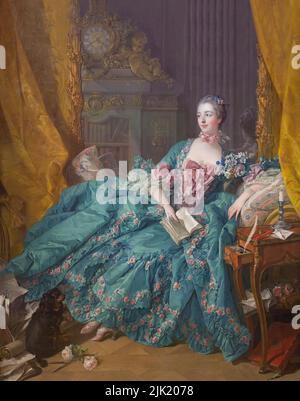 Madame de Pompadour, Francois Boucher, 1756, Alte Pinakothek, München, Deutschland, Europa Stockfoto