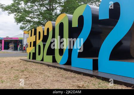 Commonwealth Games 2022, Birmingham Bowls Leamington Spa Stockfoto