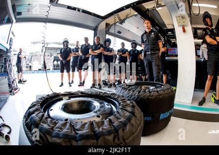 Budapest, Ungarn. 29.. Juli 2022. Mercedes-AMG Petronas F1 Team, F1 Grand Prix von Ungarn beim Hungaroring am 29. Juli 2022 in Budapest, Ungarn. (Foto von HIGH TWO) Quelle: dpa/Alamy Live News Stockfoto