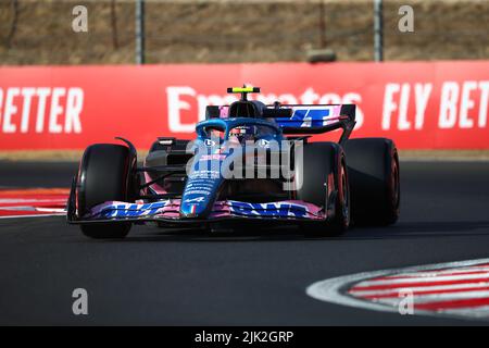 Budapest, Ungarn . 29.. Juli 2022. #31 Esteban Ocon Alpine während des GP von Ungarn, 28-31. Juli 2022 in Hungaroring, Formel-1-Weltmeisterschaft 2022. Kredit: Insidefoto srl/Alamy Live Nachrichten Stockfoto