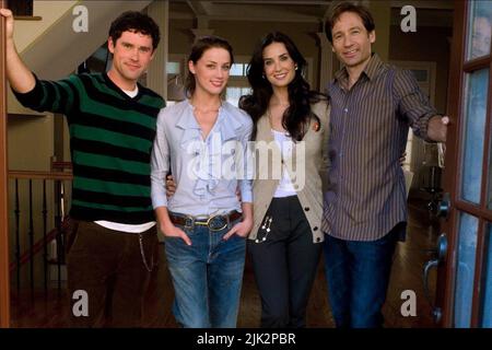 HOLLINGSWORTH,HEARD,MOORE,DUCHOVNY, THE JONESES, 2009, Stockfoto