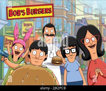 LOUISE, GENE, BOB, TINA, LINDA, BOB'S BURGER, 2011, Stockfoto