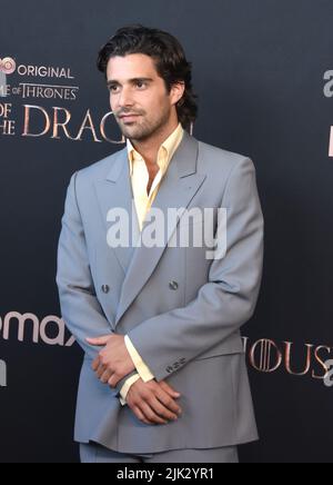 Los Angeles, California, USA 27.. Juli 2022 Darsteller Fabien Frankel besucht HBO Game of Thrones 'House of the Dragon' Premiere im Academy Museum am 27. Juli 2022 in Los Angeles, Kalifornien, USA. Foto von Barry King/Alamy Stockfoto Stockfoto