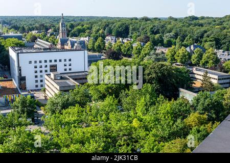 Freie Universität Brüssel Campus des Solbosch | Universite Libre de Bruxelles - Campus du Solbosch Stockfoto