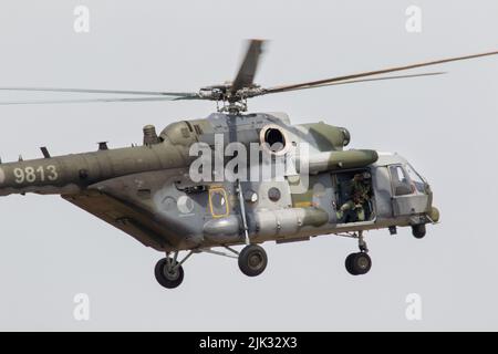 MIL Mi Hip Hubschrauber auf RIAT 2022. Stockfoto