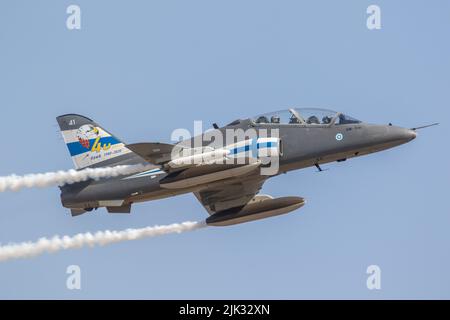 Die Finnische Luftwaffe Hawk Stockfoto